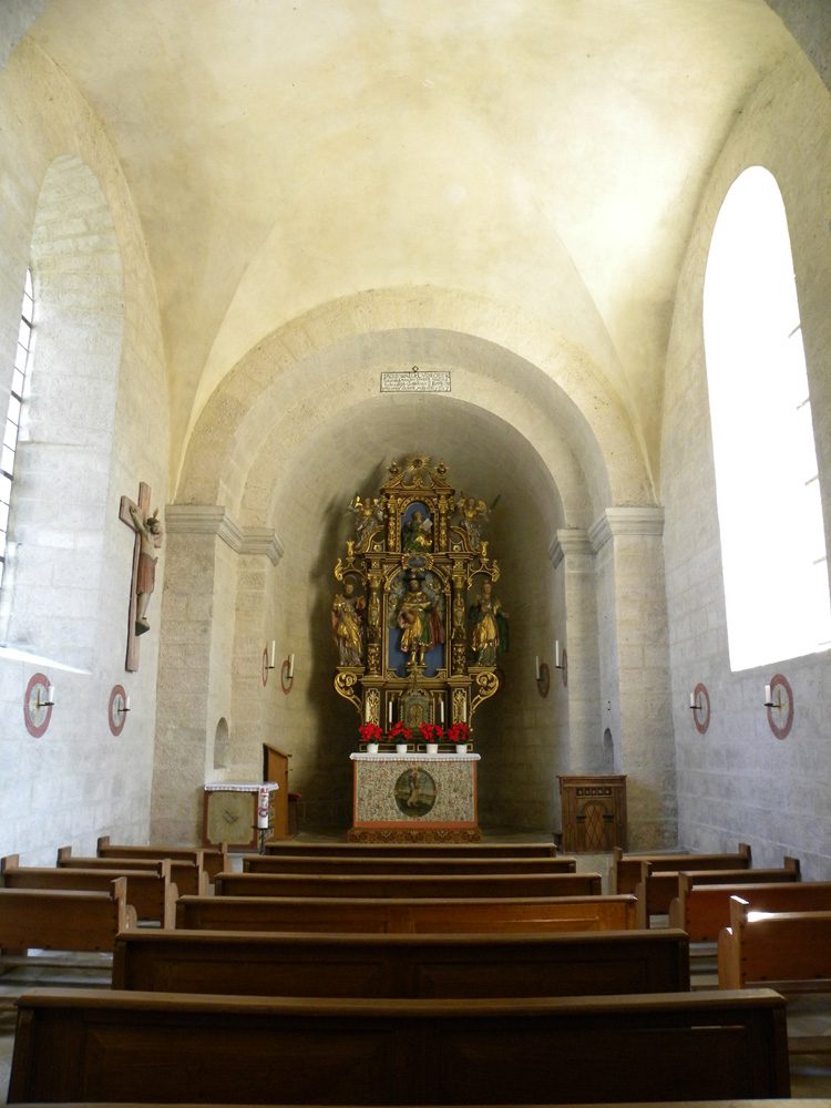 Filialkirche St. Jakob, Schondorf Altarraum